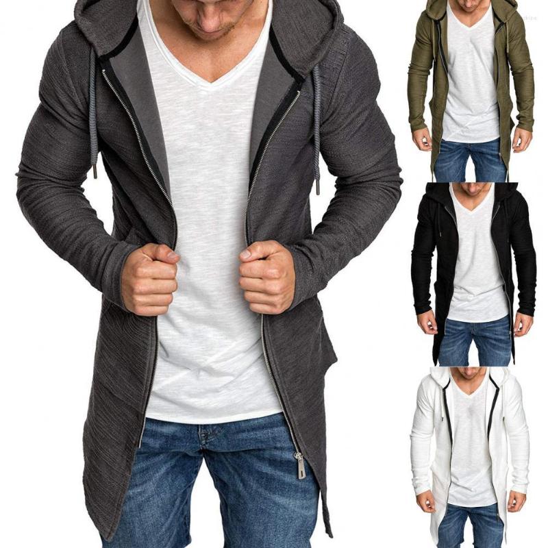 Men's Jackets Men Hoodies Soft Long Sleeve Casual Front Zipper Longline Cardigan Colorfast Solid Color Jacket For Daily Wear, White
Men's Jackets Men Hoodies Soft Long Sleeve Casual Front Zipper Longline Cardigan Colorfast Solid Color Jacket For Daily Wear, White