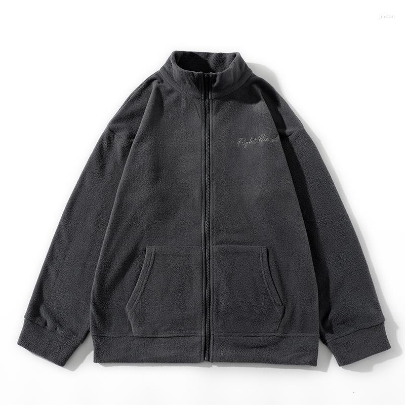 Men' Jackets Hip Hop Autumn Fleece Loose Jacket Streetwear Harajuku Stand Collar Zipper Coat Men Solid Color INS Lovers Outwear, 3550 khaki
Men' Jackets Hip Hop Autumn Fleece Loose Jacket Streetwear Harajuku Stand Collar Zipper Coat Men Solid Color INS Lovers Outwear, 3550 khaki
