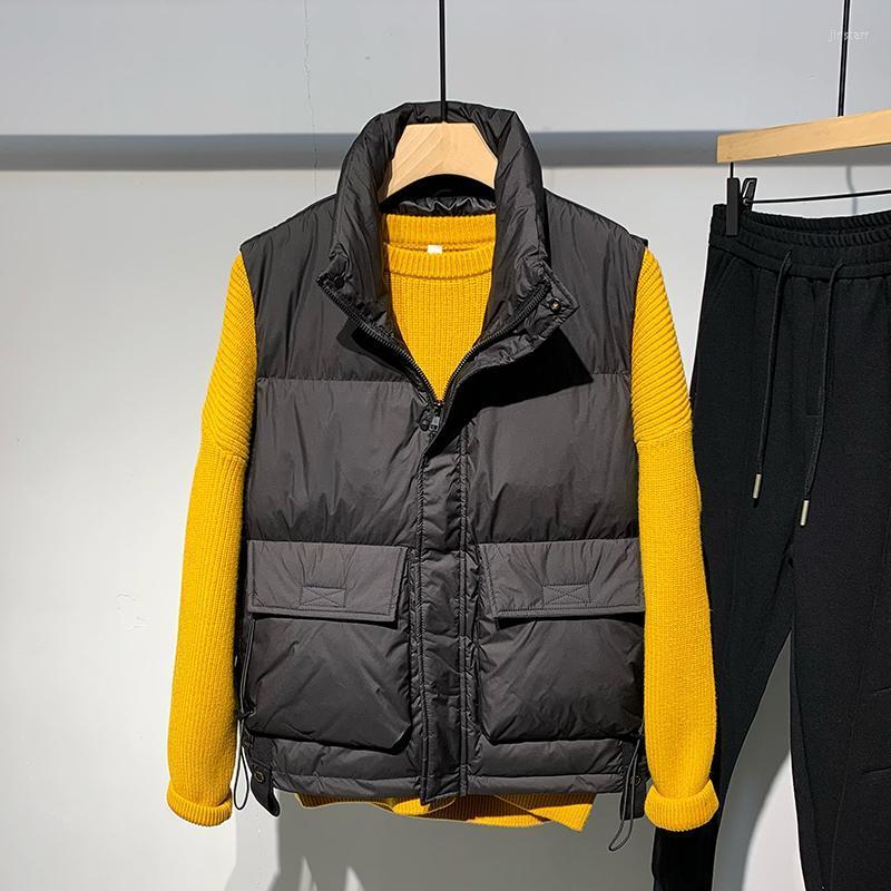 Men's Vests 2022 Autumn Winter Men Cotton Vest Jacket Solid Color Fashion Casual Sleeveless Down Waistcoat Male Coat X14, Apricot
Men's Vests 2022 Autumn Winter Men Cotton Vest Jacket Solid Color Fashion Casual Sleeveless Down Waistcoat Male Coat X14, Apricot