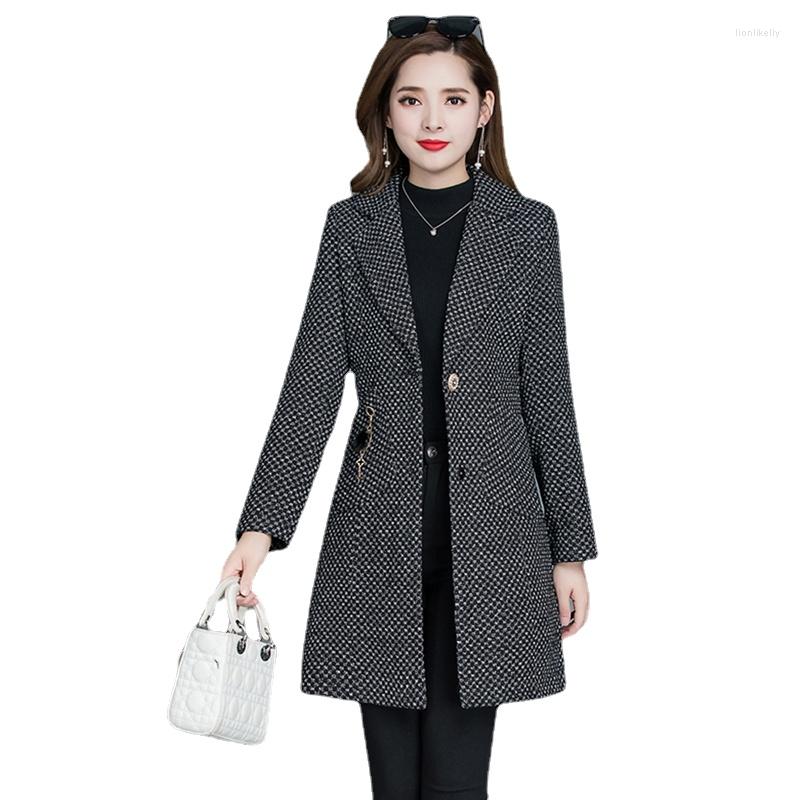 Women's Trench Coats Fashion Ladies Autumn And Winter One Button Coat Lined Lapel Temperament Chic Harajuku Jacket Women C1253, Black
Women's Trench Coats Fashion Ladies Autumn And Winter One Button Coat Lined Lapel Temperament Chic Harajuku Jacket Women C1253, Black