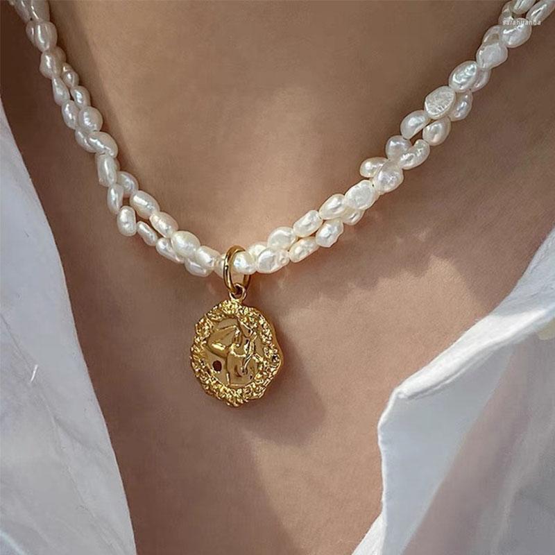 Pendant Necklaces Coin Pearl Layered Necklace For Women Two Rows Twist Vintage French Style Dainty Elegant Jewelry 2022
Pendant Necklaces Coin Pearl Layered Necklace For Women Two Rows Twist Vintage French Style Dainty Elegant Jewelry 2022