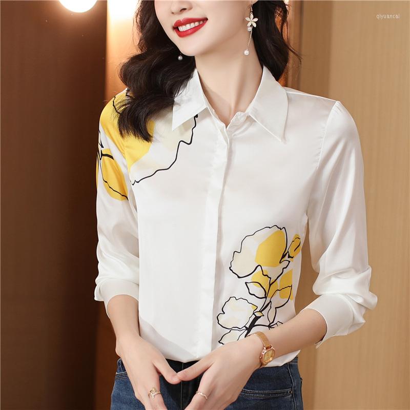 Women' Blouses High-end Especially Beautiful All Season White Mulberry Silk Simple Print Women Sweet Elegant Slim OL Workwear Top Shirt, Hpjr6679
Women' Blouses High-end Especially Beautiful All Season White Mulberry Silk Simple Print Women Sweet Elegant Slim OL Workwear Top Shirt, Hpjr6679