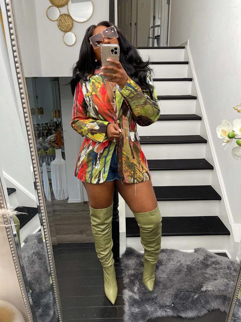 Women' Suits Felyn 2022 Quality Fashion Design Blazer Autumn Print Notched Button Close-fitting Streetwear, Black
Women' Suits Felyn 2022 Quality Fashion Design Blazer Autumn Print Notched Button Close-fitting Streetwear, Black