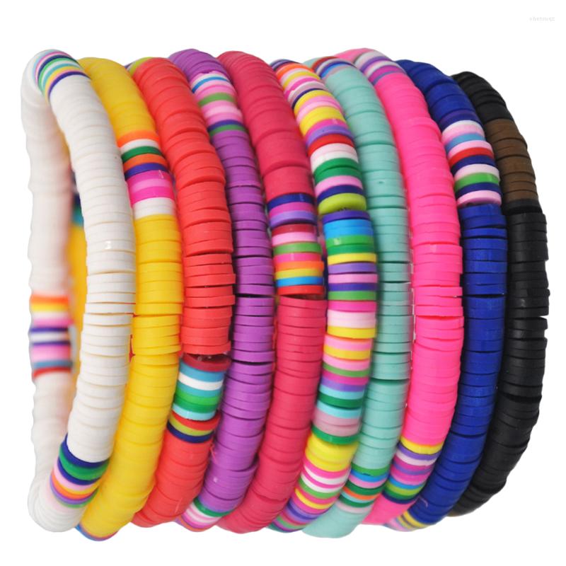 Charm Bracelets Bracelet Clay Stretch Colorfulsummer Beaded Rope Rainbow Polymer Beach Bohemian Elastic Hand Stackable Sliced Surfer
Charm Bracelets Bracelet Clay Stretch Colorfulsummer Beaded Rope Rainbow Polymer Beach Bohemian Elastic Hand Stackable Sliced Surfer