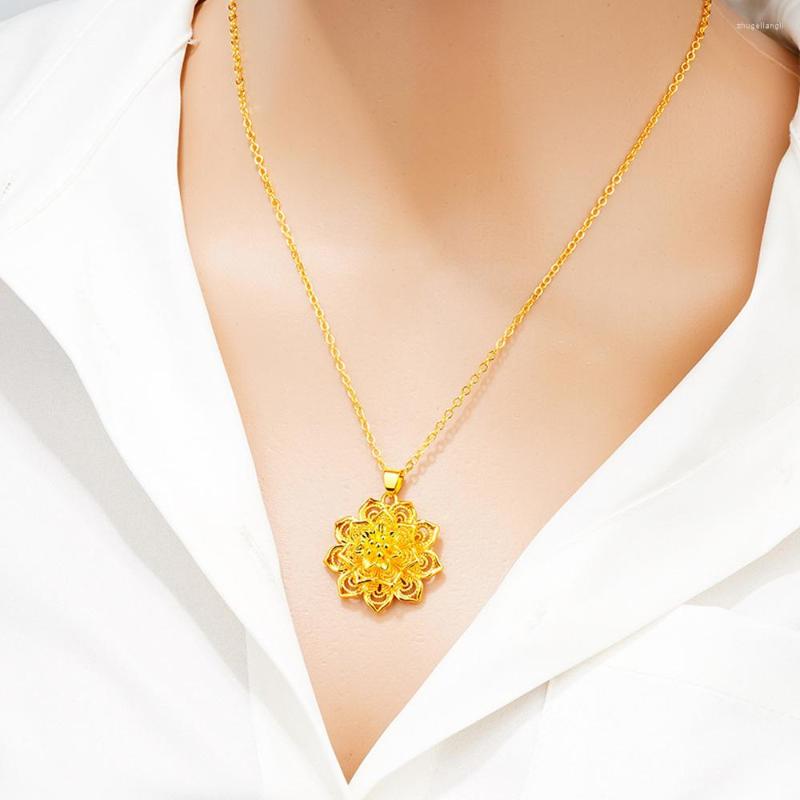 Pendant Necklaces Elegant Shiny 24K Gold Color Box Chain For Women Students 2022 Fashion Party Choker Wedding Jewelry Christmas Gifts
Pendant Necklaces Elegant Shiny 24K Gold Color Box Chain For Women Students 2022 Fashion Party Choker Wedding Jewelry Christmas Gifts