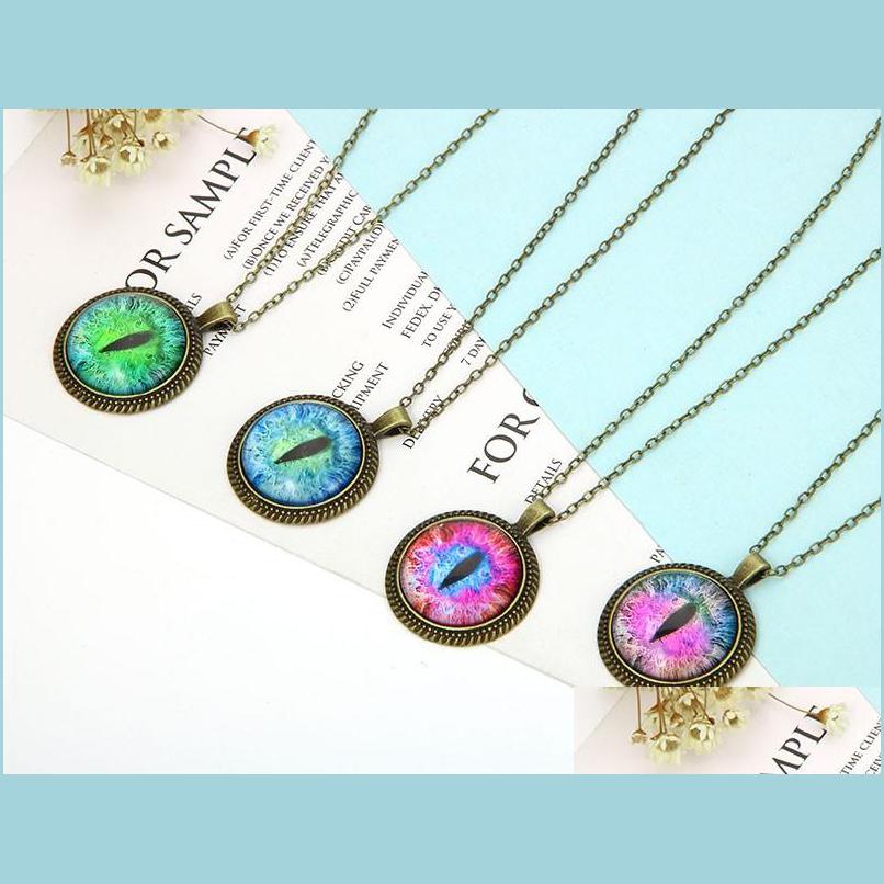 Pendant Necklaces New Fashion 4 Colors Dragon Cat Eye Glass Necklace Plated Round Pendant For Unisex Gift Charm Jewelry Drop Deliver Dhnu1
Pendant Necklaces New Fashion 4 Colors Dragon Cat Eye Glass Necklace Plated Round Pendant For Unisex Gift Charm Jewelry Drop Deliver Dhnu1
