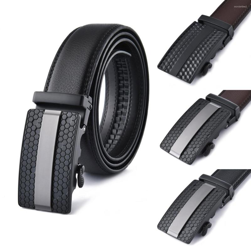 Belts In Men's Automatic Buckle High-Quality Genuine Leather Fashion Business Casual Black Ratchet Jeans Waistband
Belts In Men's Automatic Buckle High-Quality Genuine Leather Fashion Business Casual Black Ratchet Jeans Waistband