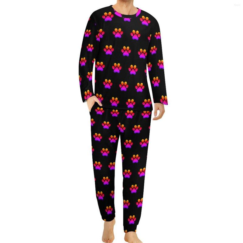 Men' Sleepwear Neon Dog Paws Pajamas Long Sleeves Cute Animal Two Piece Leisure Pajama Sets Autumn Man Custom Retro Oversized Nightwear, Style-3
Men' Sleepwear Neon Dog Paws Pajamas Long Sleeves Cute Animal Two Piece Leisure Pajama Sets Autumn Man Custom Retro Oversized Nightwear, Style-3
