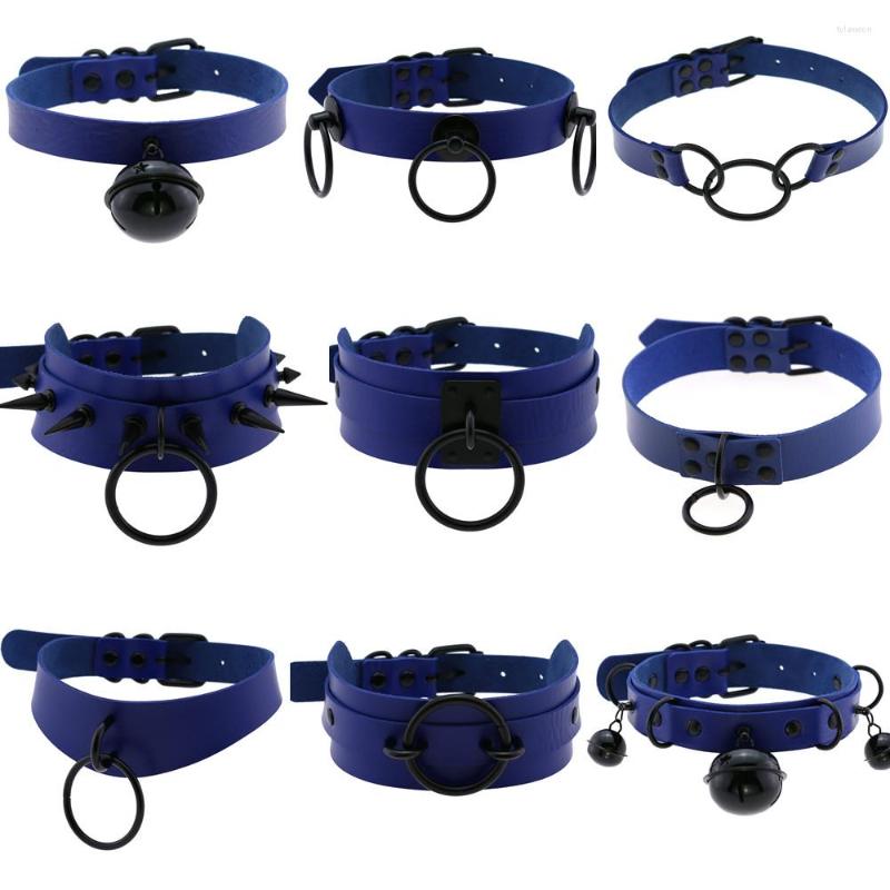Choker DIEZI Statement Blue PU Leather Black Chain Collares Necklace Women Men Punk Harajuku Gothic Pendant Jewelry
Choker DIEZI Statement Blue PU Leather Black Chain Collares Necklace Women Men Punk Harajuku Gothic Pendant Jewelry