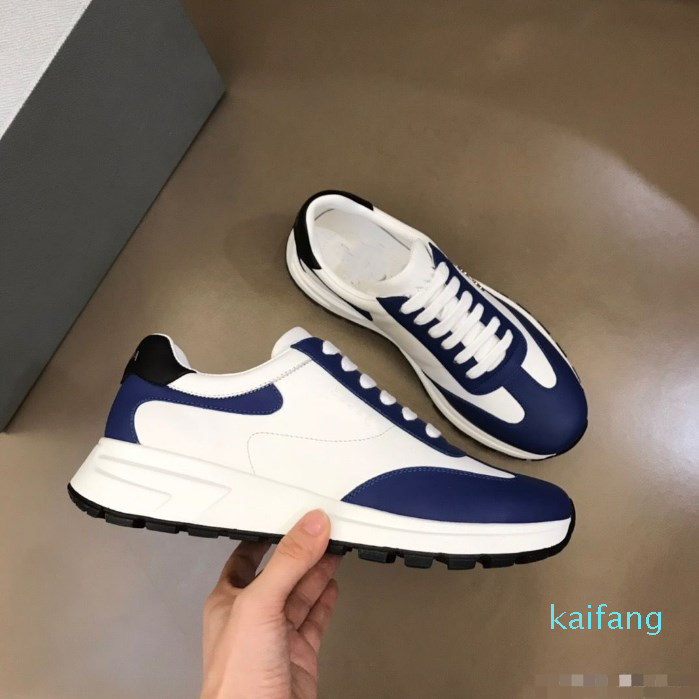 fashion Enamel Triangle Sneakers Shoes Men Re-Nylon & Brushed Leather White Black Technical Materials Casual Walking EU38-46
fashion Enamel Triangle Sneakers Shoes Men Re-Nylon & Brushed Leather White Black Technical Materials Casual Walking EU38-46