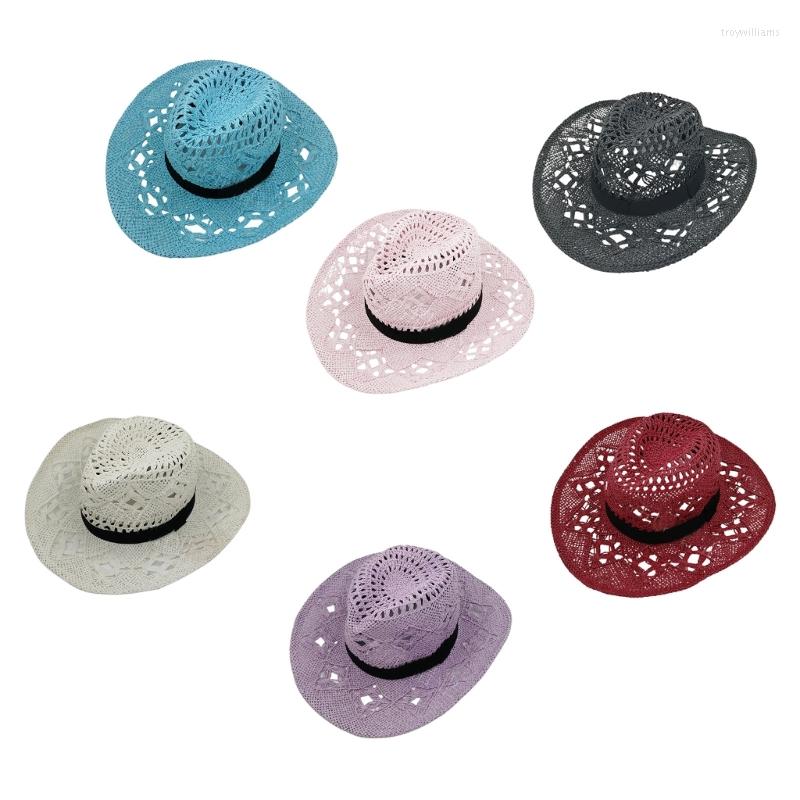 Berets Fashion Sun Visor Hat Cowgirl Cowboy Sunshade For Outdoor Gardening, Rose red
Berets Fashion Sun Visor Hat Cowgirl Cowboy Sunshade For Outdoor Gardening, Rose red