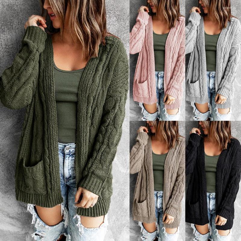 Women' Knits Women Sweater Coat Twist Pattern Loose Autumn Winter Warm Pure Color Cardigan For Daily Wear, Black
Women' Knits Women Sweater Coat Twist Pattern Loose Autumn Winter Warm Pure Color Cardigan For Daily Wear, Black