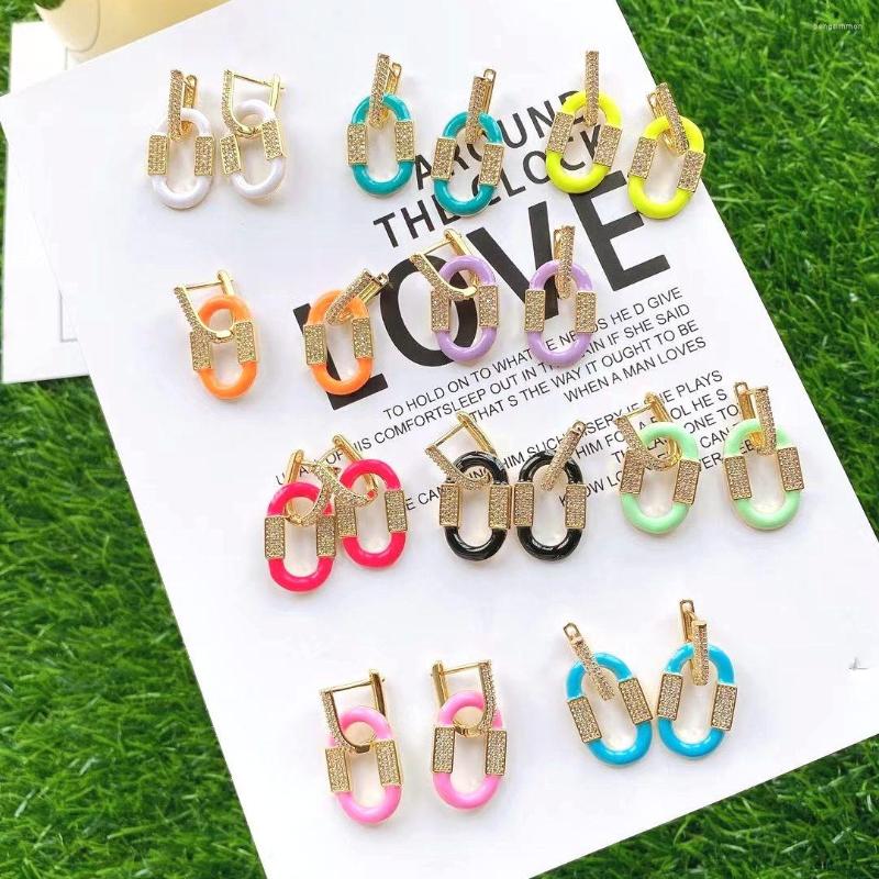 Hoop Earrings 3Pairs Women's Fashion Colorful Enamel Oval Multicolor For Women Girls
Hoop Earrings 3Pairs Women's Fashion Colorful Enamel Oval Multicolor For Women Girls