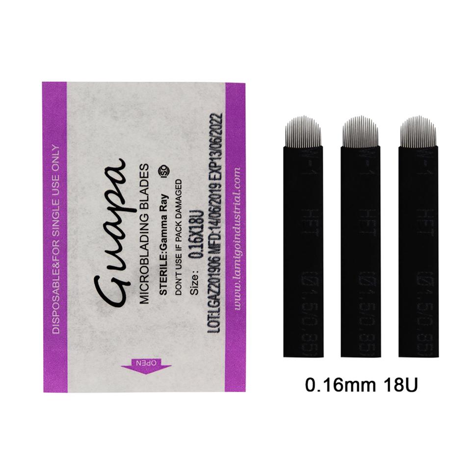 Black 0 16mm Microblading Needle 18U Shape Eyebrow Tattoo Needles for Tattoo Lamina Tebori Flex Blades U Shape SPMU Needle Blade246G
Black 0 16mm Microblading Needle 18U Shape Eyebrow Tattoo Needles for Tattoo Lamina Tebori Flex Blades U Shape SPMU Needle Blade246G