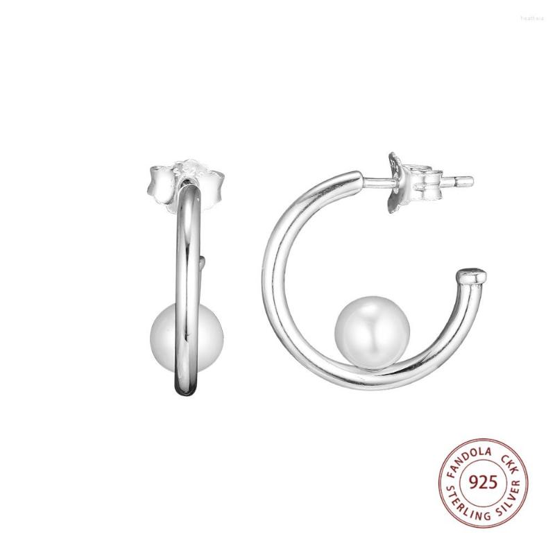 Hoop Earrings 925 Sterling Silver Contemporary Pearls For Women Wedding Earring Fine Jewelry Bijoux Femme
Hoop Earrings 925 Sterling Silver Contemporary Pearls For Women Wedding Earring Fine Jewelry Bijoux Femme