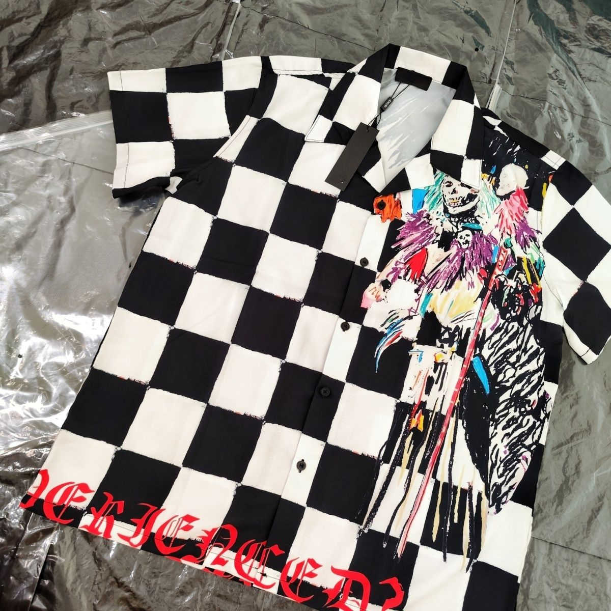 Summer mens casual shirt am designer shirts short sleeved tshirt printed lapel silk Shirt men women hip hop fashion Punk sweatshirt, Am-1
Summer mens casual shirt am designer shirts short sleeved tshirt printed lapel silk Shirt men women hip hop fashion Punk sweatshirt, Am-1