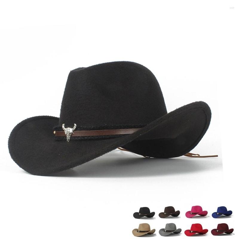 Berets Women Men Wool Hollow Western Cowboy Hat Roll-up Brim Gentleman Outblack Sombrero Hombre Jazz Cap, Black
Berets Women Men Wool Hollow Western Cowboy Hat Roll-up Brim Gentleman Outblack Sombrero Hombre Jazz Cap, Black