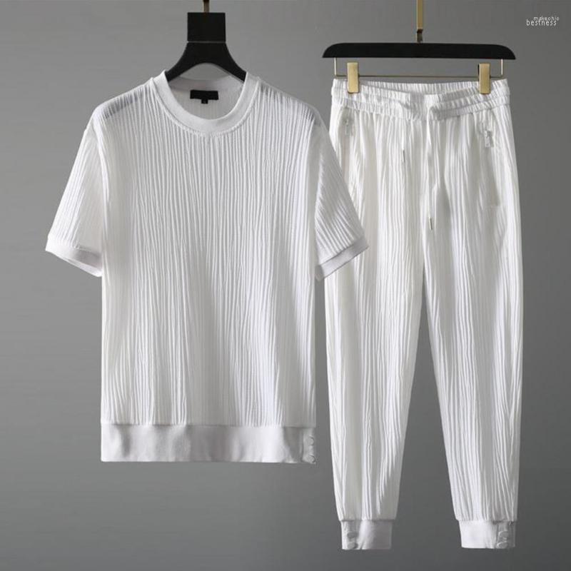 Men's Tracksuits Men's 1 Set Stylish Men Outfit Temperament Top Trouseres Colors Block Washable Pleats Male Super Soft, Black
Men's Tracksuits Men's 1 Set Stylish Men Outfit Temperament Top Trouseres Colors Block Washable Pleats Male Super Soft, Black