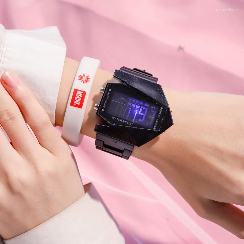 Wristwatches Sport Irregular Shape Luminous Dial Casual Wrist Watches For Men Rubber Fashionable Clock Waterproof Watch Women, Black
Wristwatches Sport Irregular Shape Luminous Dial Casual Wrist Watches For Men Rubber Fashionable Clock Waterproof Watch Women, Black