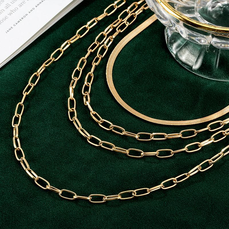 Chains Punk Multi-Layer Fashion Chain Necklace Neck For Women Vintage Exaggerated Golden Metal Necklaces 2022 Clavicle Jewelry
Chains Punk Multi-Layer Fashion Chain Necklace Neck For Women Vintage Exaggerated Golden Metal Necklaces 2022 Clavicle Jewelry