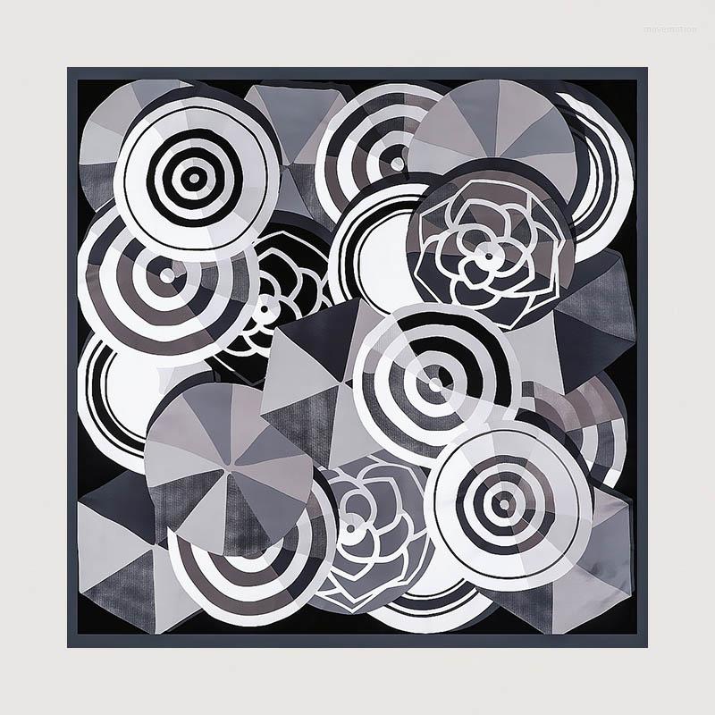 Scarves Silk Scarf Geometr Print Hijab Women 130Cm Square Shawls Wraps Female Foulard Headbands Bufanda Large Bandana Muslim Headscarves
Scarves Silk Scarf Geometr Print Hijab Women 130Cm Square Shawls Wraps Female Foulard Headbands Bufanda Large Bandana Muslim Headscarves