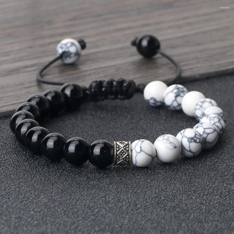 Strand White Black Line Beads Braided Bracelet Lave Polish Tiger Eye Onyx Stone Couple Bangle Chain Pulsera Jewelry Gift For Friend
Strand White Black Line Beads Braided Bracelet Lave Polish Tiger Eye Onyx Stone Couple Bangle Chain Pulsera Jewelry Gift For Friend