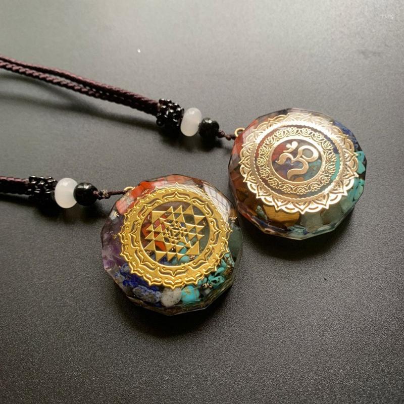Pendant Necklaces Handmade Metatron's Cube Merkaba 7 Chakras Crystals Stones Orgone Generator Energy Accumulator Necklace
Pendant Necklaces Handmade Metatron's Cube Merkaba 7 Chakras Crystals Stones Orgone Generator Energy Accumulator Necklace