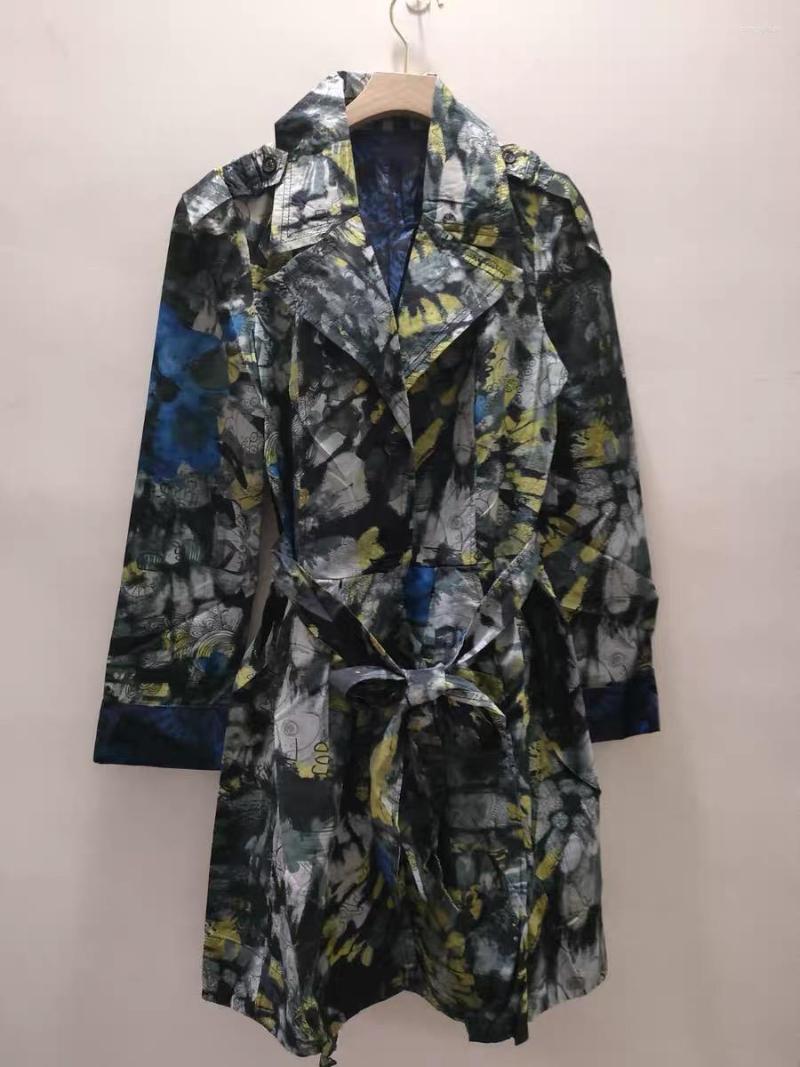 Women's Trench Coats Spain Women's Coat Lapel Long Fashion Spring And Autumn Waistband Slim Print Design 2022, Beige
Women's Trench Coats Spain Women's Coat Lapel Long Fashion Spring And Autumn Waistband Slim Print Design 2022, Beige