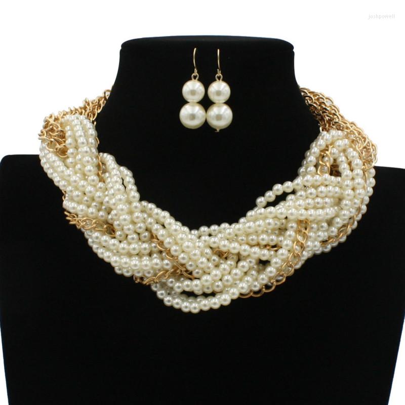 Choker Unique Large Gold Winded Pearl Necklace Full Handmade For Women's Wedding Party Jewelry Gift 2022
Choker Unique Large Gold Winded Pearl Necklace Full Handmade For Women's Wedding Party Jewelry Gift 2022