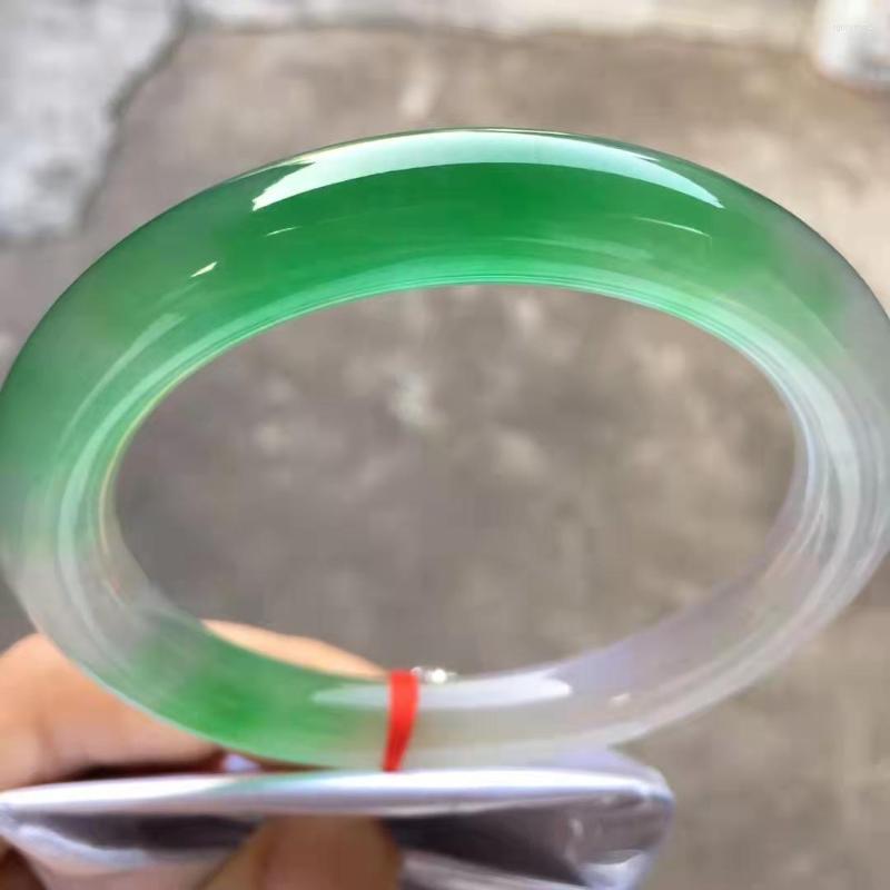 Bangle Top Jewelry Grade Natural Authentic Jadeite Bangles Species Emerald Color Women's Floating Green Real Jade Bracelet Gift
Bangle Top Jewelry Grade Natural Authentic Jadeite Bangles Species Emerald Color Women's Floating Green Real Jade Bracelet Gift
