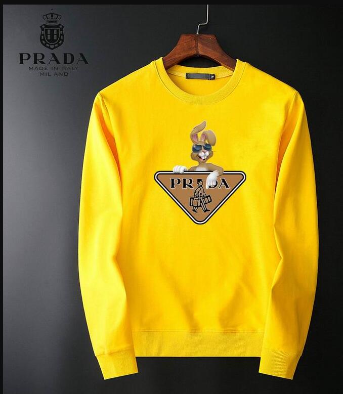 Prada Men's Hoodies Sweatshirts White Black Hoodies Mens Tops Autumn Winter Letter Size M-3xl