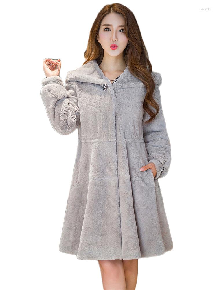 Women's Fur Coat Women Autumn Winter Hooded Warmth Imitation Jacket Fashion Diamonds Long Sleeve Female Clothing With Pockets, Gray
Women's Fur Coat Women Autumn Winter Hooded Warmth Imitation Jacket Fashion Diamonds Long Sleeve Female Clothing With Pockets, Gray