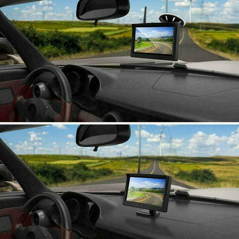4.3 Inch Car Monitor TFT LCD HD Digital 800x480 Screen 2 Way Video Input Colorful For Reverse Rear View Camera DVD VCD R6K4