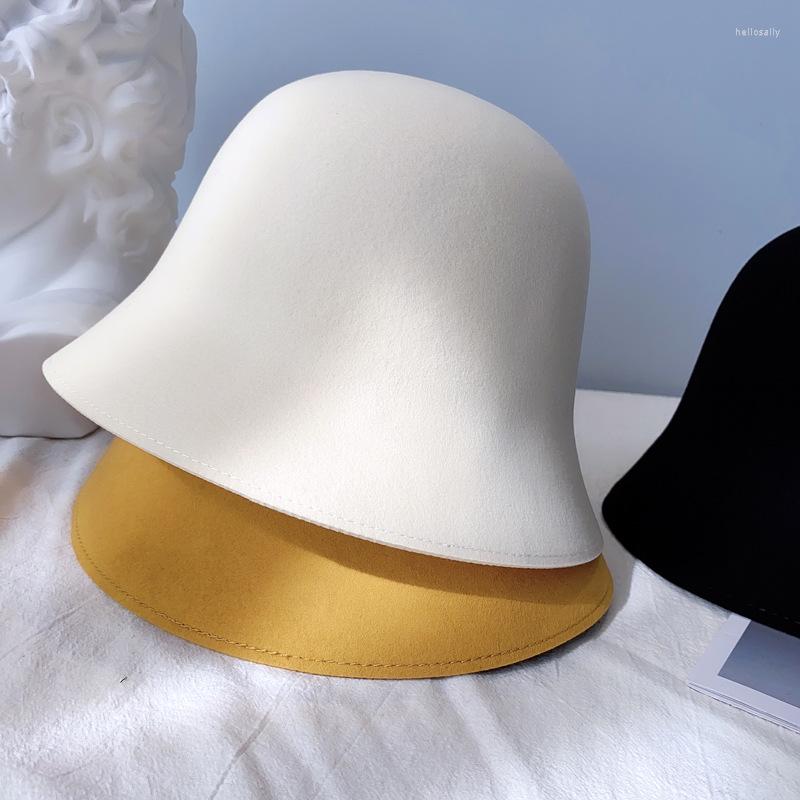 Berets Top-grade Pure Wool Fisherman Hat Women Autumn Winter Fashion All-match Color Small Brim Basin Top, White
Berets Top-grade Pure Wool Fisherman Hat Women Autumn Winter Fashion All-match Color Small Brim Basin Top, White