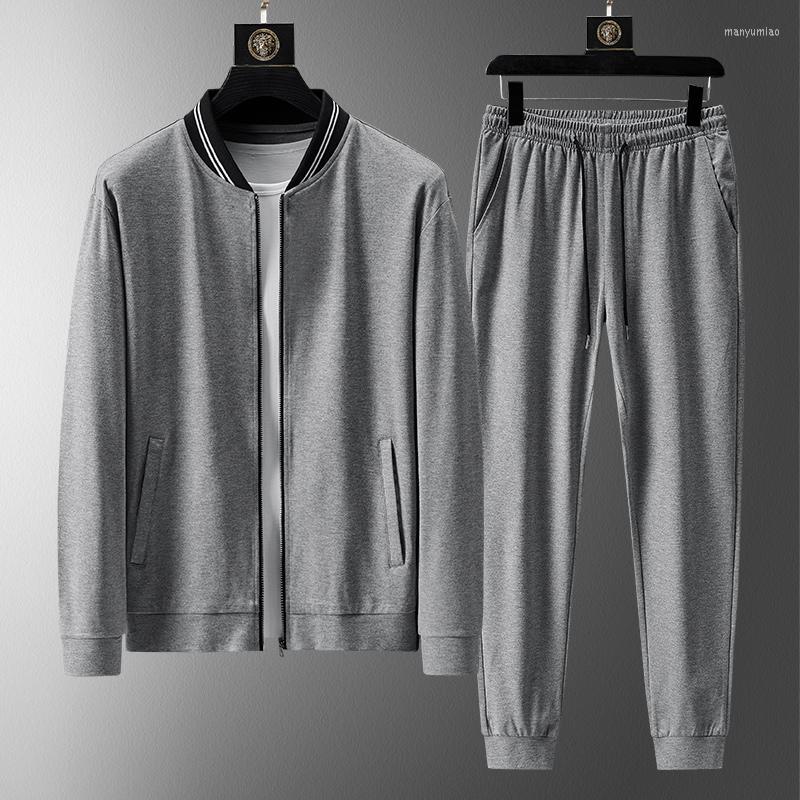Men's Tracksuits Men's Sports Suit Autumn And Winter 2-piece Baseball Collar Jacket Casual Pants Fitness Sportswear, Black-t21669
Men's Tracksuits Men's Sports Suit Autumn And Winter 2-piece Baseball Collar Jacket Casual Pants Fitness Sportswear, Black-t21669