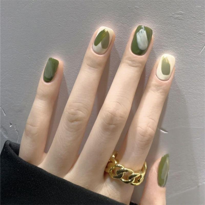 False Nails 24pcs/Box Detachable Short Round/Square Head Wearable French Fake Full Cover Nail Tips Press On, 1set
False Nails 24pcs/Box Detachable Short Round/Square Head Wearable French Fake Full Cover Nail Tips Press On, 1set