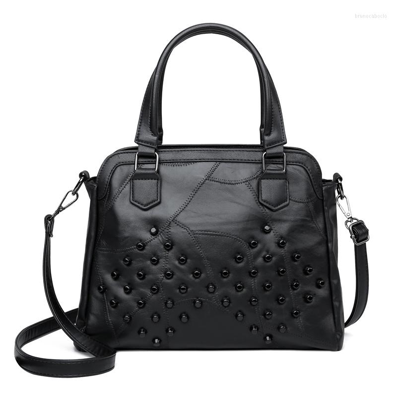Evening Bags Sheepskin Shoulder Bag Women's Fashion Casual Messenger Genuine Leather Commuter Handbag High Quality Rivet Punk Square, 04
Evening Bags Sheepskin Shoulder Bag Women's Fashion Casual Messenger Genuine Leather Commuter Handbag High Quality Rivet Punk Square, 04