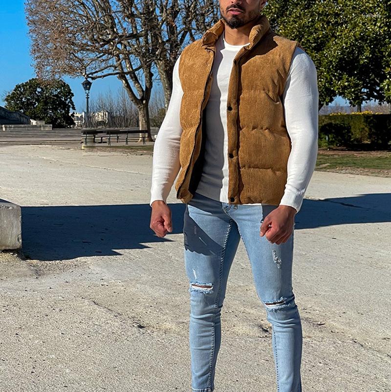 Men' Vests 2022 Vest Sleeveless Zipper Solid Color Autumn Winter Men Fashion Casual Corduroy Party, Brown
Men' Vests 2022 Vest Sleeveless Zipper Solid Color Autumn Winter Men Fashion Casual Corduroy Party, Brown