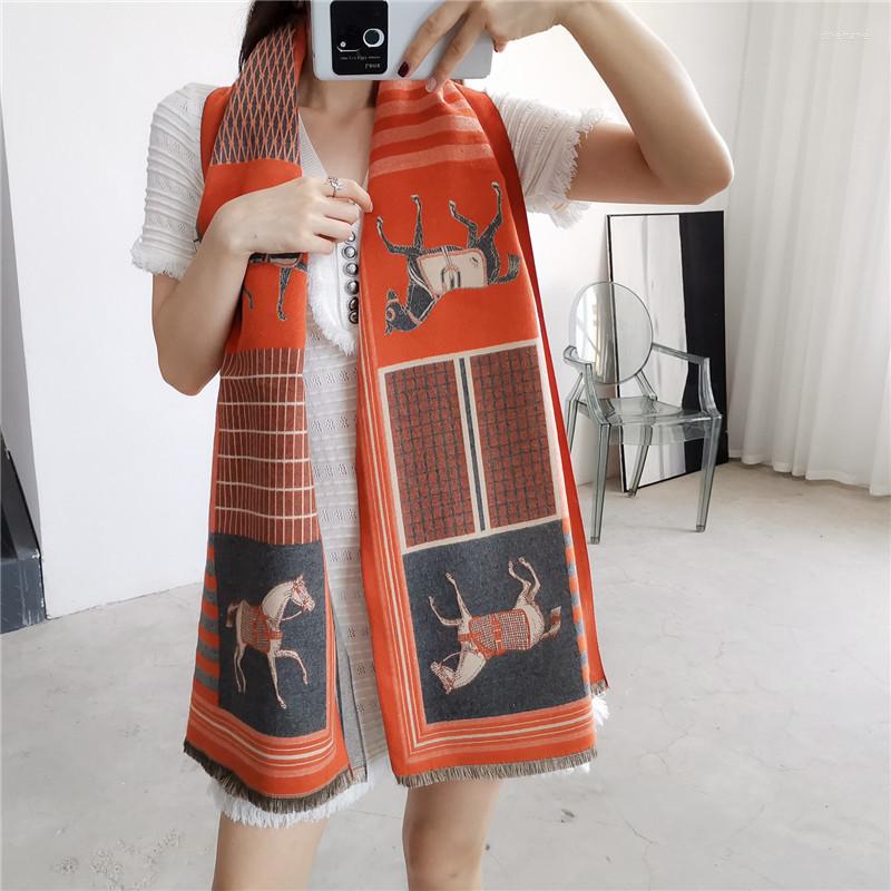Scarves Designer Women's Autumn Winter Thick Female Scarf Warm Knitted Women Luxury Cashmere Shawls Fashion Accessories
Scarves Designer Women's Autumn Winter Thick Female Scarf Warm Knitted Women Luxury Cashmere Shawls Fashion Accessories
