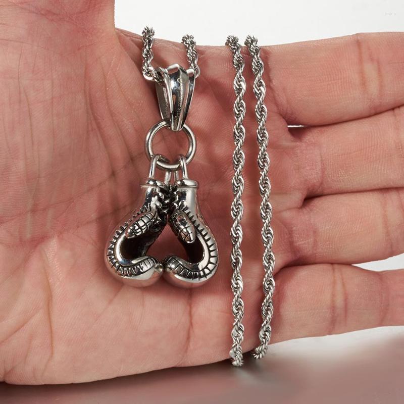 Pendant Necklaces Men Necklace Gold Color Stainless Steel Hip Hop Chain Pair Boxing Glove Charm Fashion Sport Fitness Jewelry Wholeslae
Pendant Necklaces Men Necklace Gold Color Stainless Steel Hip Hop Chain Pair Boxing Glove Charm Fashion Sport Fitness Jewelry Wholeslae