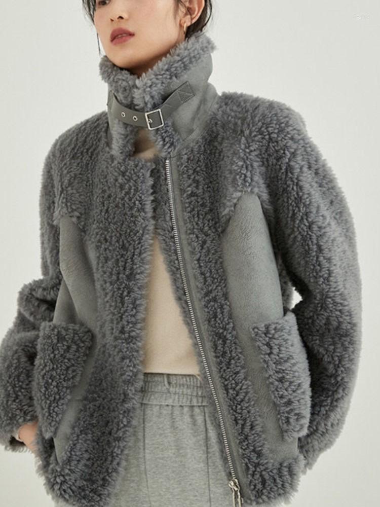 Women's Fur Solid Color Sheep Shearling Short Coats Female Lady Women Sheared Coat 2022 Faux Lamb Loose, Beige
Women's Fur Solid Color Sheep Shearling Short Coats Female Lady Women Sheared Coat 2022 Faux Lamb Loose, Beige