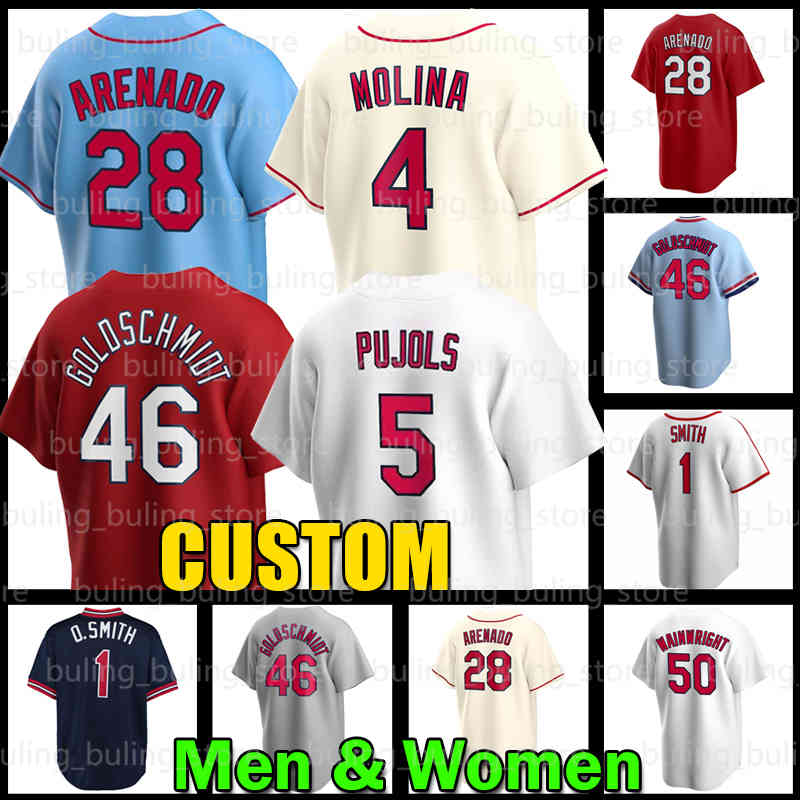 Nolan Arenado Baseball Jersey Paul Goldschmidt Cardinal Jerseys 4 Yadier Molina Albert Pujols Ozzie Smith Tyler ONeill St. Louis''Paul DeJong Musial Adam Wainwright, Women cool base(h q)
Nolan Arenado Baseball Jersey Paul Goldschmidt Cardinal Jerseys 4 Yadier Molina Albert Pujols Ozzie Smith Tyler ONeill St. Louis''Paul DeJong Musial Adam Wainwright, Women cool base(h q)