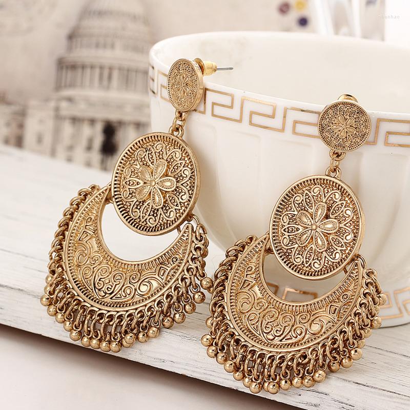 Dangle Earrings Jhumka For Women Antique Gold Silver Plated Flower Statement Vintage Ethnic Bead Tassel Earring
Dangle Earrings Jhumka For Women Antique Gold Silver Plated Flower Statement Vintage Ethnic Bead Tassel Earring
