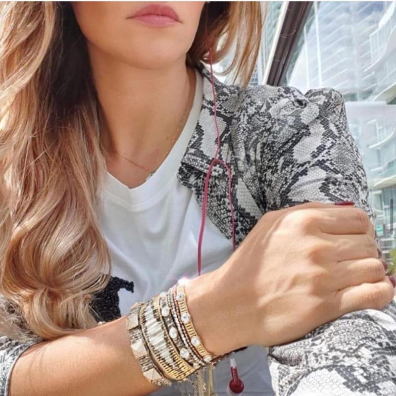 Strand ZHONGVI Fashion Bracelets For Women Multilayer Jewellery Miyuki Bead Pulsera Zircon Bracelet Set Bohemian Style Gifts Wholesale
Strand ZHONGVI Fashion Bracelets For Women Multilayer Jewellery Miyuki Bead Pulsera Zircon Bracelet Set Bohemian Style Gifts Wholesale