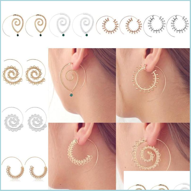 Hoop Huggie New Design Alloy Spiral Heart Vortex Earrings Exaggerated Gear Stud For Women Ear Jewelry Sier Gold Color Drop Delivery Dhxj4
Hoop Huggie New Design Alloy Spiral Heart Vortex Earrings Exaggerated Gear Stud For Women Ear Jewelry Sier Gold Color Drop Delivery Dhxj4