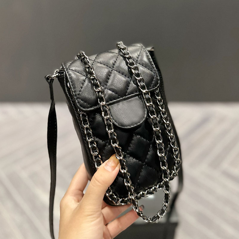 Womens Vinatge Calfskin Phone Holder Vanity Bags Aged Silver Chain Hand Totes Clutch Metal Turn Locl Genuine Leather Strap Crossbody Shoulder Outdoor Sacoche 17CM, Box
Womens Vinatge Calfskin Phone Holder Vanity Bags Aged Silver Chain Hand Totes Clutch Metal Turn Locl Genuine Leather Strap Crossbody Shoulder Outdoor Sacoche 17CM, Box
