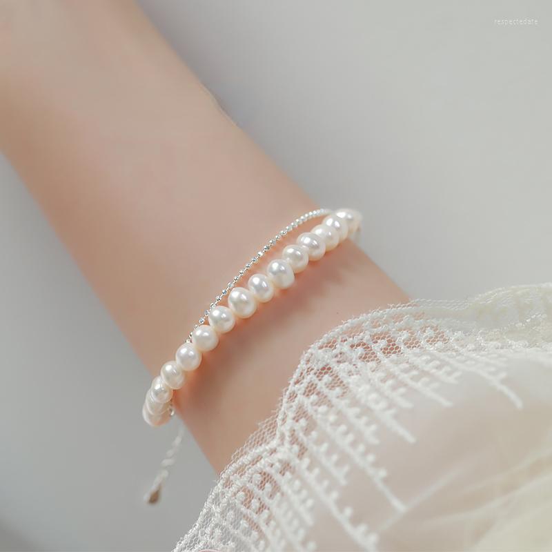Strand Double-layer Sterling Silver Bracelet Ins Niche Design 2022 Women's High-end Birthday Gift Freshwater Pearl Jewelry
Strand Double-layer Sterling Silver Bracelet Ins Niche Design 2022 Women's High-end Birthday Gift Freshwater Pearl Jewelry