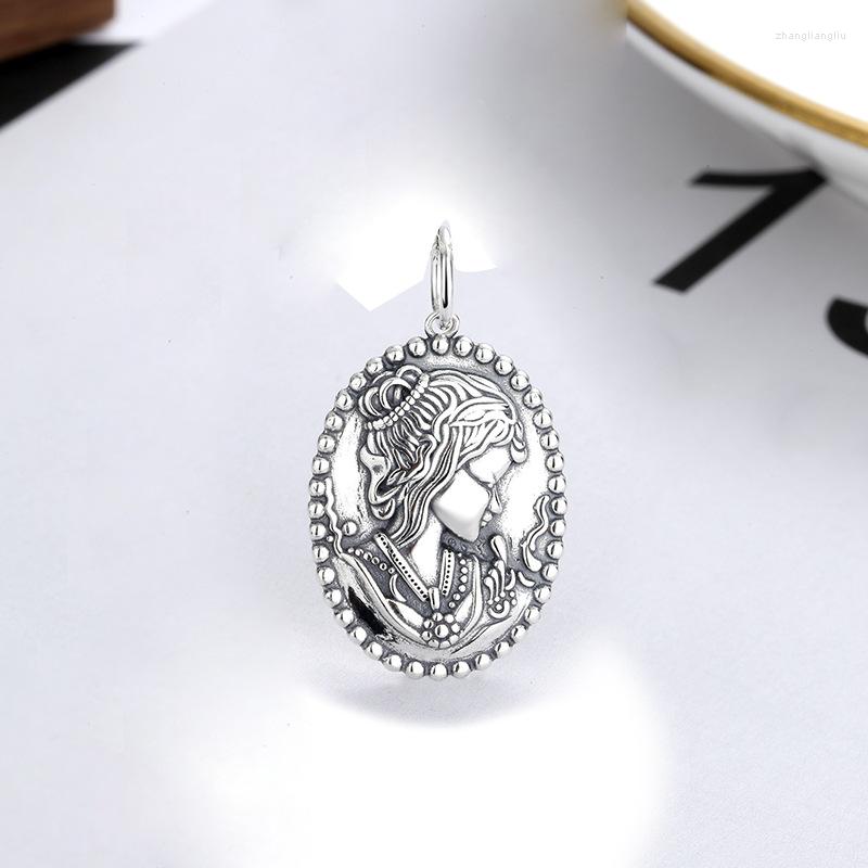 Pendant Necklaces Creative Style Retro Beauty Avatar Thai Silver Embossed Tenglong Accessories
Pendant Necklaces Creative Style Retro Beauty Avatar Thai Silver Embossed Tenglong Accessories
