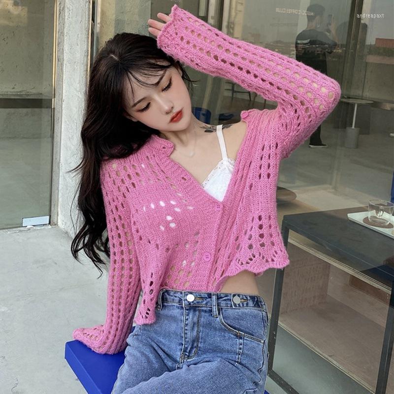 Women's Knits Women's Cardigan Tops Female Summer Casual Fashion Est Solid Color Hollow Out Long Sleeve Thin Soft Knitted, Black
Women's Knits Women's Cardigan Tops Female Summer Casual Fashion Est Solid Color Hollow Out Long Sleeve Thin Soft Knitted, Black