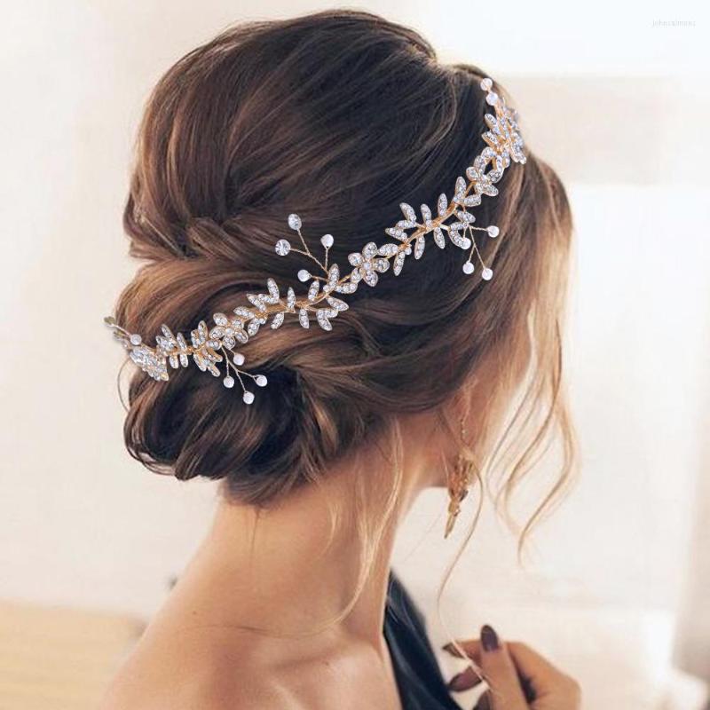 Headpieces Bridal Gold/Silver Rhinestones Leaf Hairband Headband Women Headpiece Tiara Wedding Hair Jewelry Headwear Accessory
Headpieces Bridal Gold/Silver Rhinestones Leaf Hairband Headband Women Headpiece Tiara Wedding Hair Jewelry Headwear Accessory